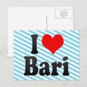 I Love Bari, Italy ポストカード (正面/裏面)