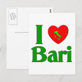 I Love Bari Italy ポストカード (正面/裏面)