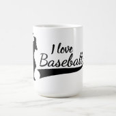 I love Baseball コーヒーマグカップ (中央)