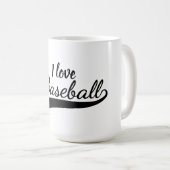 I love Baseball コーヒーマグカップ (正面右)