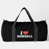 I Love Baseball ダッフルバッグ (正面)