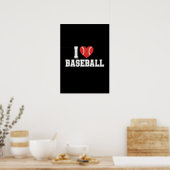 I Love Baseball ポスター (キッチン)