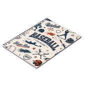 I Love Baseball Notebook & Journal | Baseball Dad ノートブック (左側)