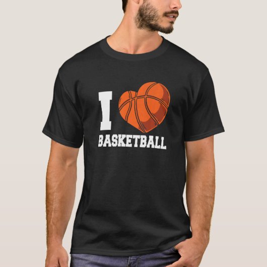 I Love Basketball Coach Match Team Player   Tシャツ (正面)