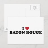 I Love Baton Rouge Louisiana ポストカード (正面/裏面)