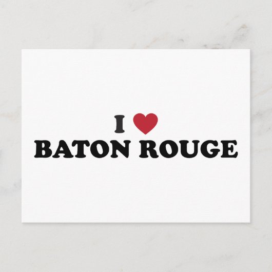 I Love Baton Rouge Louisiana ポストカード (正面)