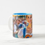 I LOVE BAVARIA ツートーンマグカップ (正面左)