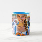 I LOVE BAVARIA ツートーンマグカップ (中央)