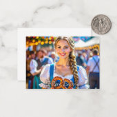 I LOVE BAVARIA ノートカード (正面/裏面インサイチュ)