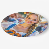 I LOVE BAVARIA ペーパープレート (アングル)