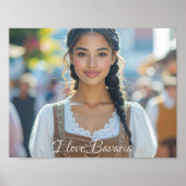 I LOVE BAVARIA ポスター (正面)