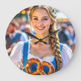I LOVE BAVARIA ラージ壁時計
