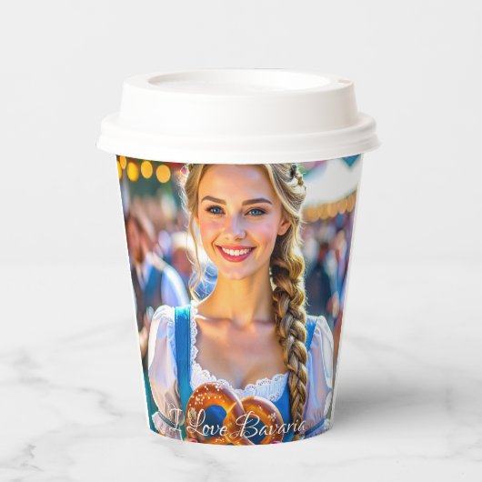 I LOVE BAVARIA 紙コップ (正面)