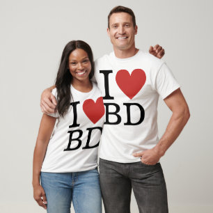 I ❤️ Love BD (建物部社員の場合) Tシャツ