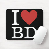I ❤️ Love BD -建物部 マウスパッド (マウス)
