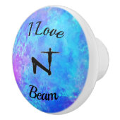 I LOVE BEAM - 体操 セラミック引き出し取っ手 セラミックノブ (右)