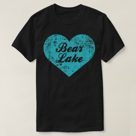 I Love Bear Lake, Utah Camping Gift Tシャツ (デザイン正面)