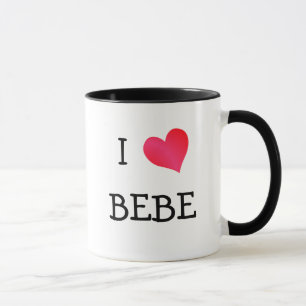 I Love Bebe マグカップ