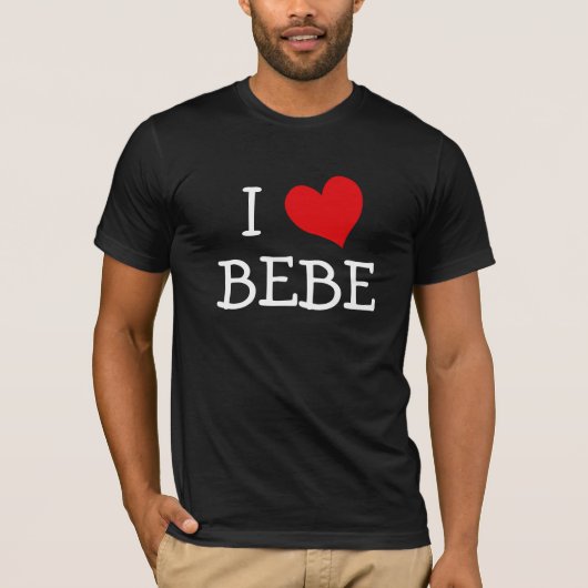 I Love Bebe Tシャツ (正面)
