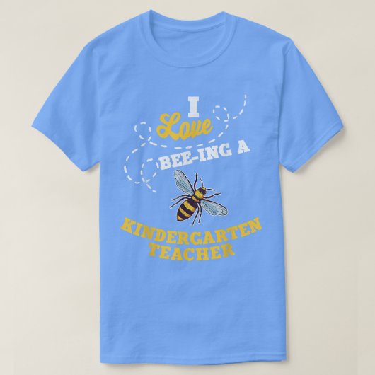 I Love Bee-Ing A幼稚園先生Honey Bee Jo Tシャツ (デザイン正面)