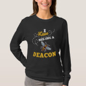 I Love Bee Ing A Deacon Honey Bee Job Profession Tシャツ (正面)