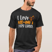I Love Bee ing A Lunch Lady Back to School Tシャツ (正面)
