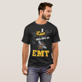 I Love Bee Ing An EMT Honey Bee Job Profession Tシャツ (正面フル)
