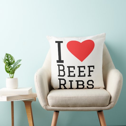 I love beef ribs  クッション (椅子)