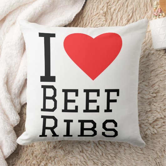 I love beef ribs クッション (ブランケット)