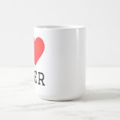 I love beer コーヒーマグカップ (中央)