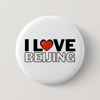 I LOVE BEIJING - For real Beijingers! 缶バッジ