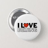 I LOVE BEIJING - For real Beijingers! 缶バッジ (正面&裏面)