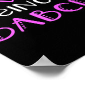 I love being a babcia cute cool  ポスター (角)