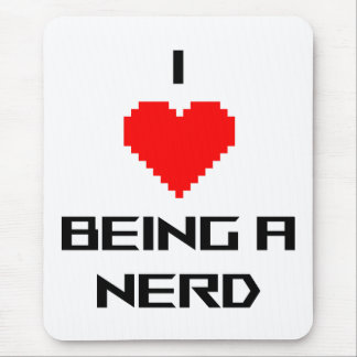 I Love Being a Nerd マウスパッド