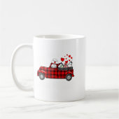 I Love Being A Nicu Nurse Valentine Buffalo Plaid  コーヒーマグカップ (左)