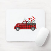 I Love Being A Nicu Nurse Valentine Buffalo Plaid  マウスパッド (マウス)