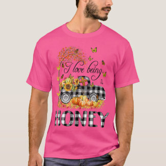 I love being HONEYLovely Truck Autumn Tシャツ