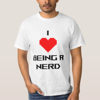 I Love Being Nerdy Tシャツ