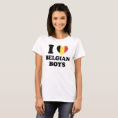 I love Belgian Boys Tシャツ (正面フル)