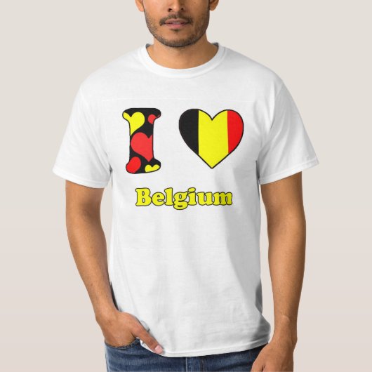 I love Belgium Tシャツ (正面)
