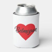 I Love Belmopan – ベリーズ 缶クーラー (缶正面)