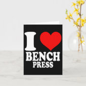 I Love Bench Press 1 カード (黄色い花)