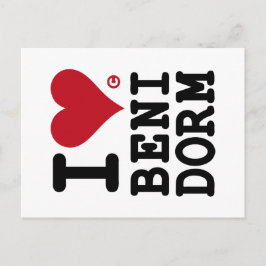 I LOVE BENIDORMカスタム POSTAL ポストカード