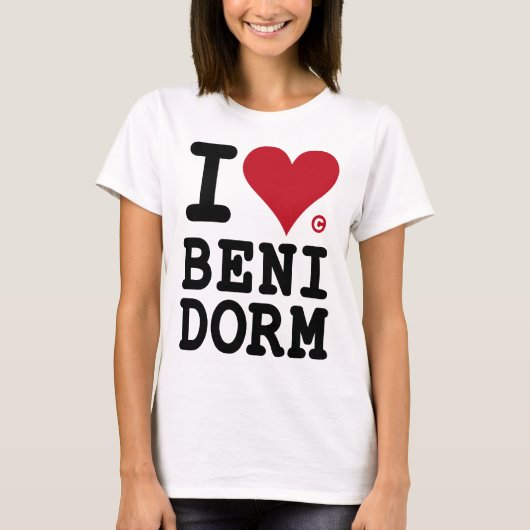 I LOVE BENIDORM Tシャツ (正面)