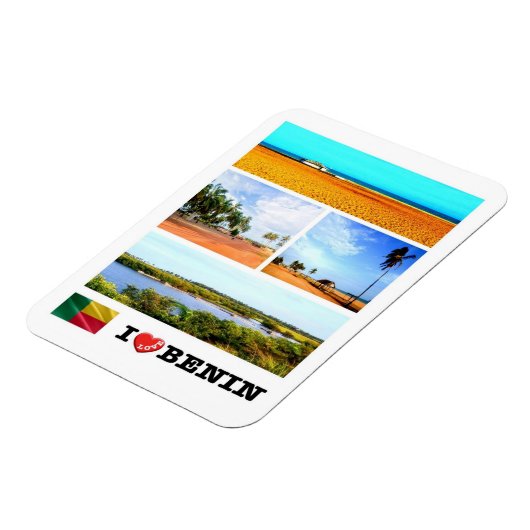 I LOVE BENIN - MAGNET マグネット (左側)