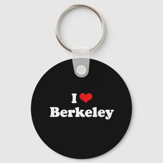 I Love Berkeley T-shirt White T-shirt キーホルダー (正面)