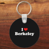 I Love Berkeley T-shirt White T-shirt キーホルダー (正面)
