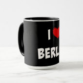 I Love Berlin,クラシックブラック マグカップ (正面左)