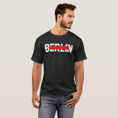 I Love Berlin Berlin Deutschland カッコいい Berlin Illu Tシャツ (正面フル)