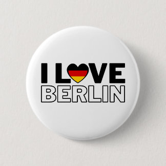 I LOVE BERLIN - For real Berliners! 缶バッジ